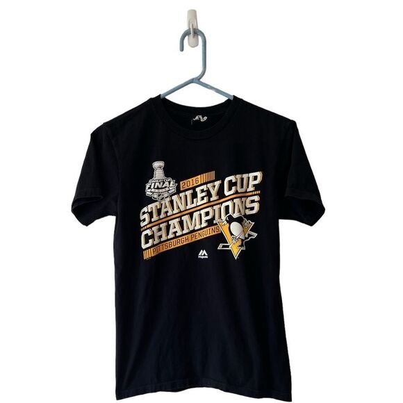 Pittsburgh Penquins 2016 Stanley Cup Shirt size men’s small. - Picture 1 of 4